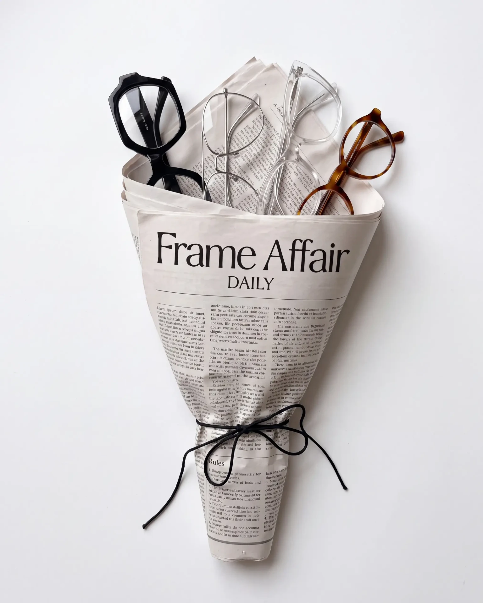 Frame Affair — glasögonbågar i vardaglig miljö
